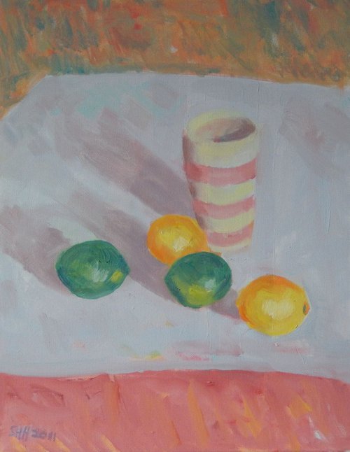 Two Lemons And Two Limes by Stephen Howard Harrison
