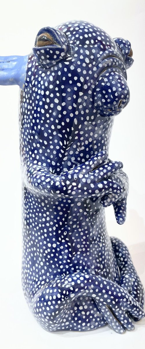 Dotted Blue Sweet Creation by Viktor Zuk
