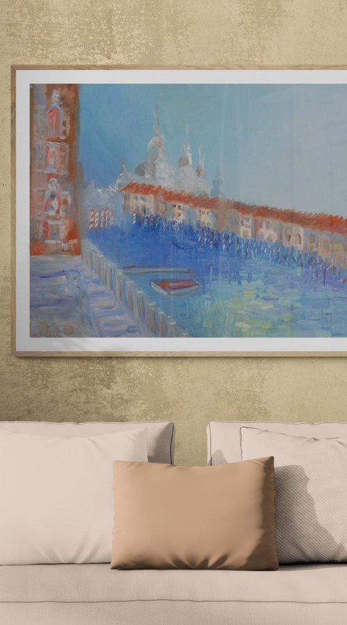 A View of Santa Maria Della Salute by Lesley Blackburn