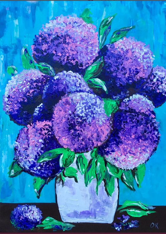 BOUQUET OF  hydrangea
