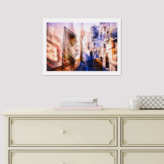 Spanish Streets 3. Abstract Multiple Exposure photography of Traditional Spanish Streets. Limited Edition Print #1/10
