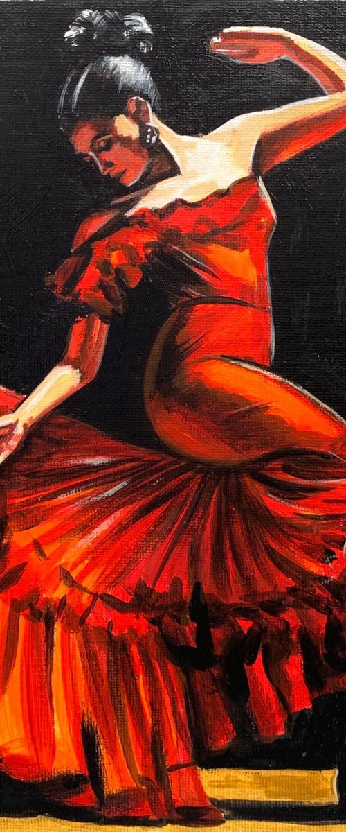 Flamenco in motion by Anzhelika Klimina