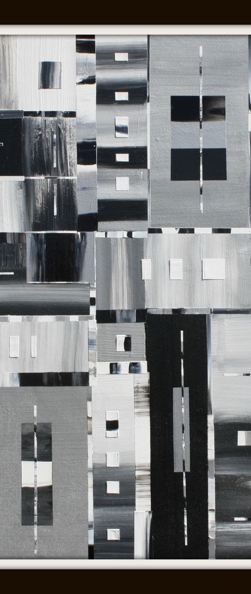 Black, White, Silver Series 7 by Robert Lynn