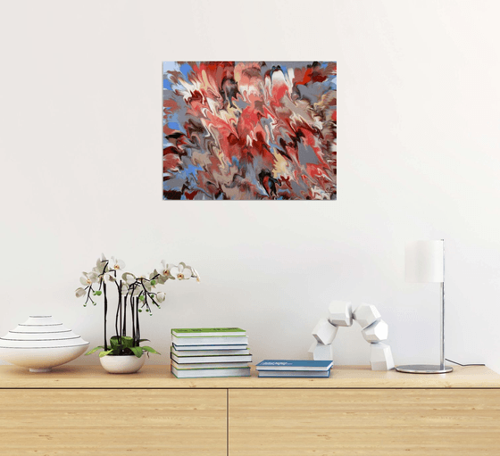 "Enchantment" Abstract Painting 50 x 40cm