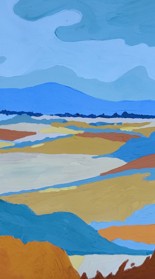 Golden Landscape by Irina Anis