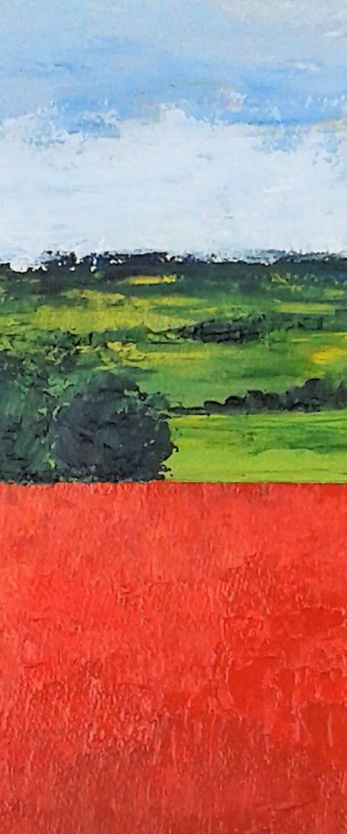 Poppy Fields, Sussex II by Jan Rippingham