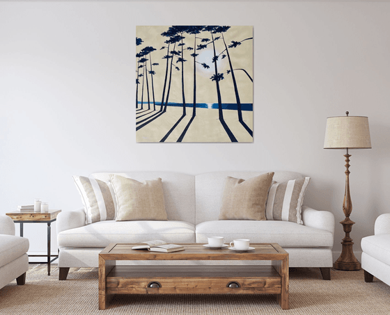 Cap Coz indigo 100x100