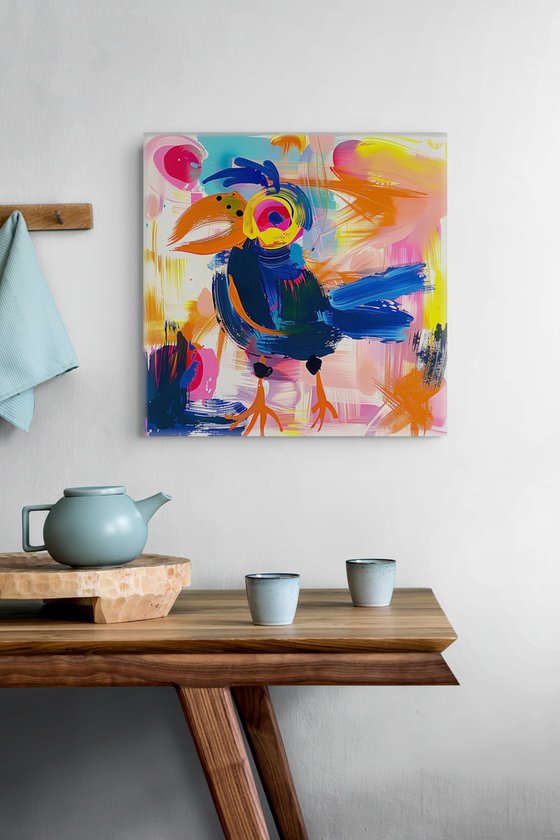 Colorful Abstract Bird