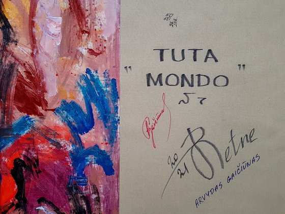 - Tuta Mondo N-7 - Style of Willem de Kooning. Abstract Expressionism Painting