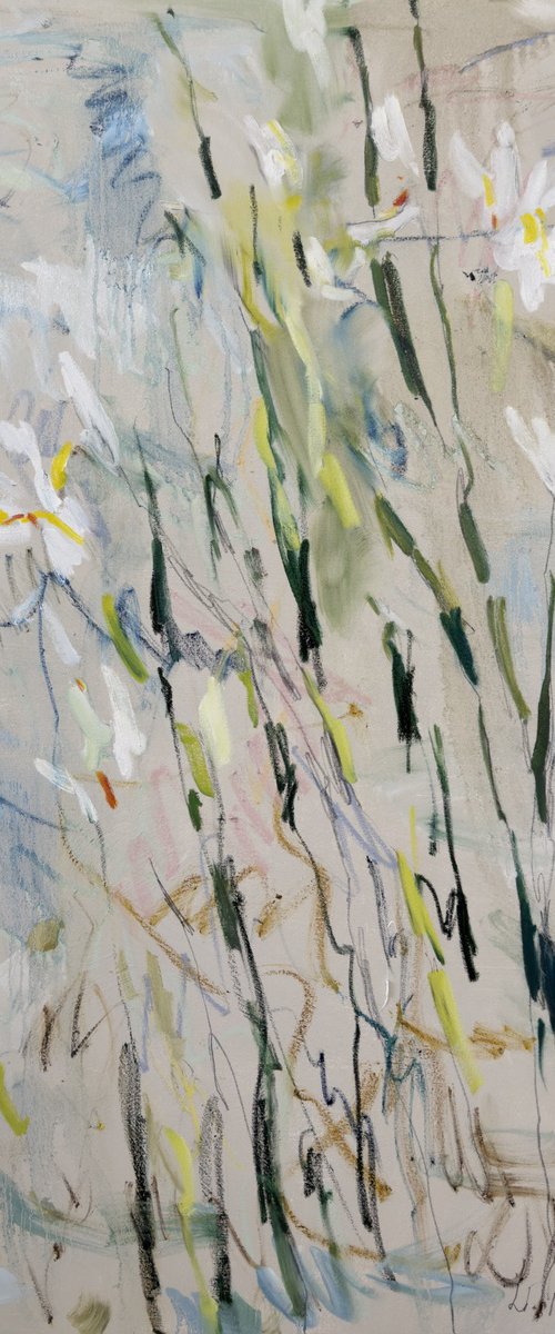White irises by Lilia Orlova-Holmes