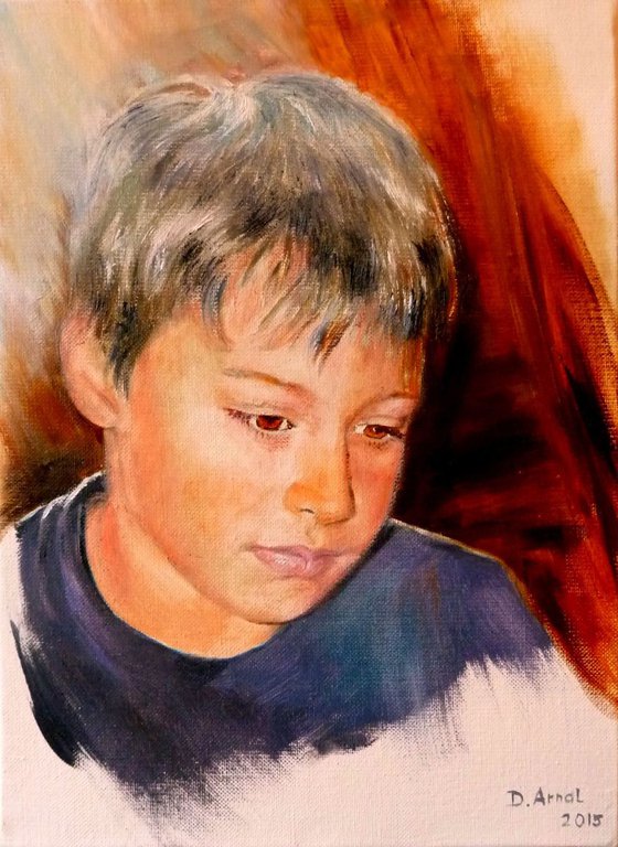 classic portrait of a child