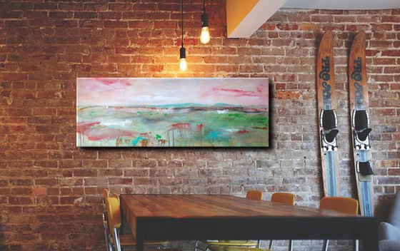 abstract-C099- 100x35 cm (40"x14"x1,6")