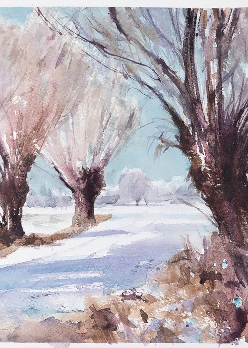 Winter landscape by Aneta Kamraj - Rabiega