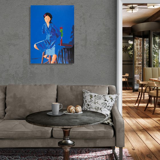 Portrait in Blue