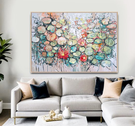 Sun Kissed Lotus Pond