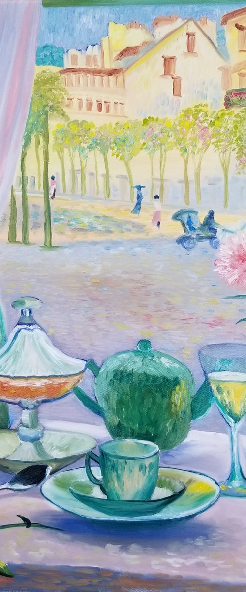 Petit Déjeuner Parisien by Alexandra Tomorskaya/Caramel Art Gallery