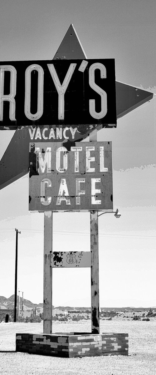 VACANCY Route 66 Amboy CA by William Dey