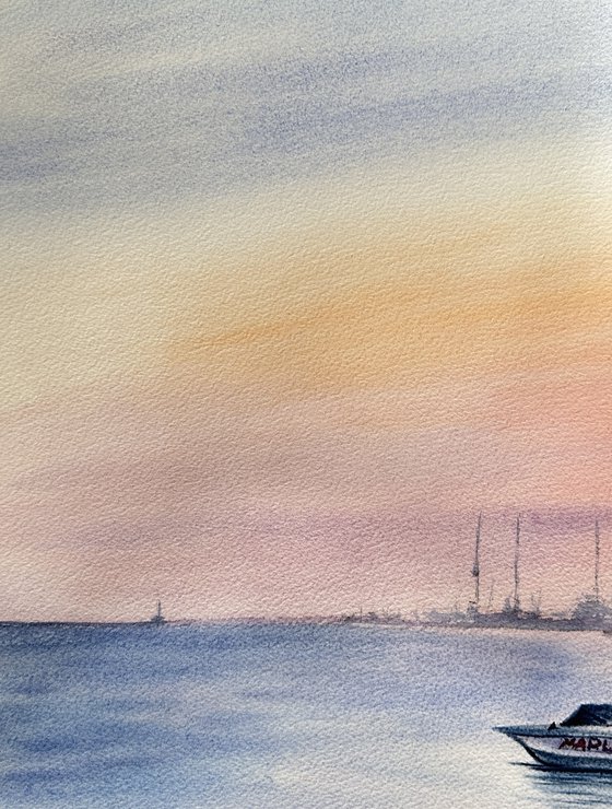 Calm Evening by the Water