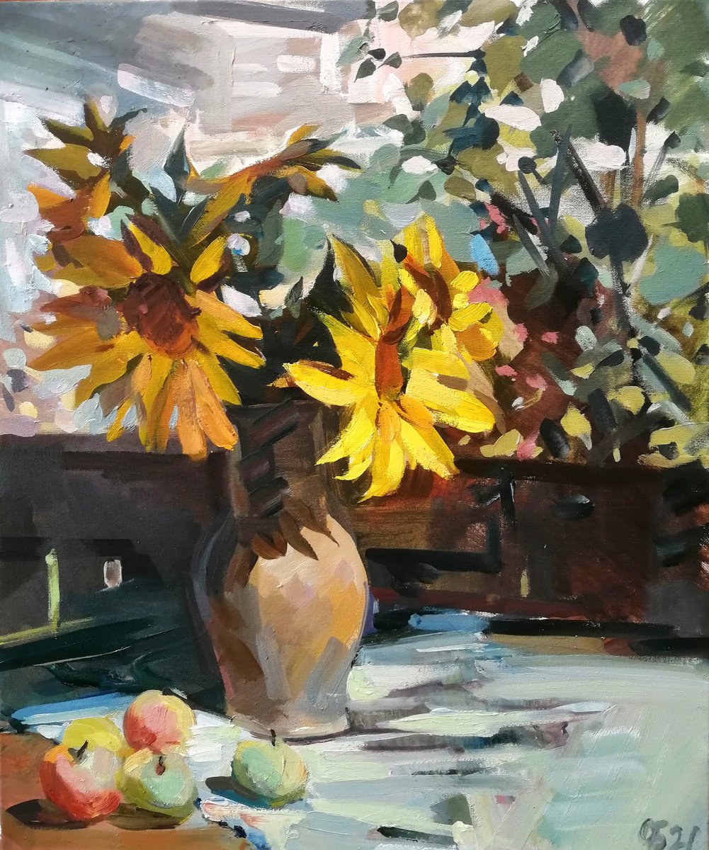 Sunny flowers by Oksana Buryakova