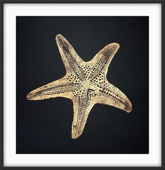 Starfish Linocut