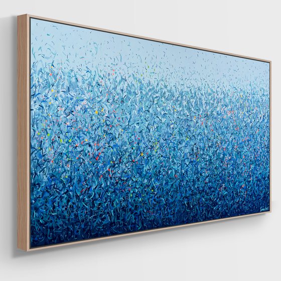 Bondi Water Dance - 152 x 76cm acrylic on canvas