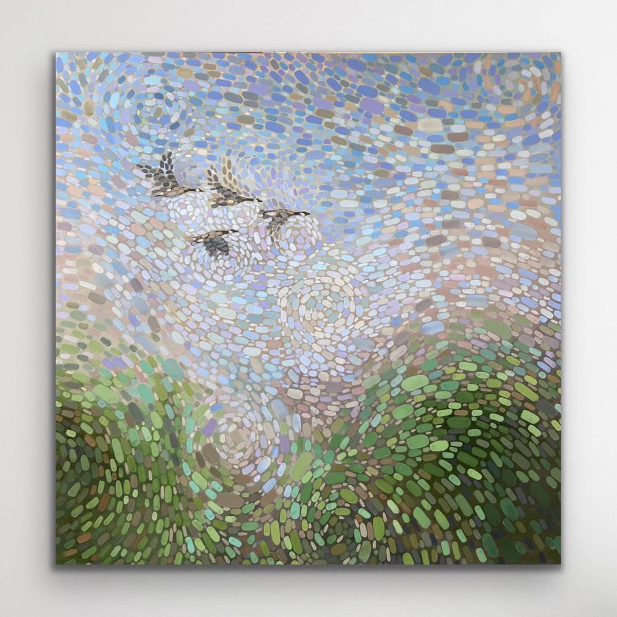 Four Flying Geese by Kristen Pobatschnig
