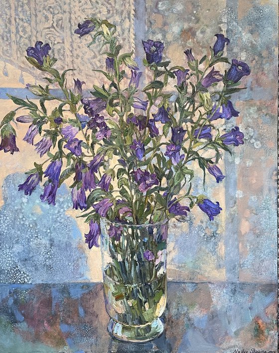 Bouquet of bellflowers