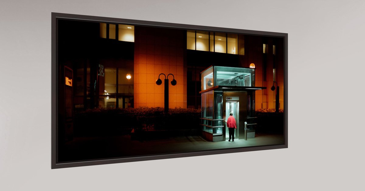 Geometric Photograph , Subway Elevator By Hyun De Grande, 41 X 22, Artwork For Sale On Artfinder
