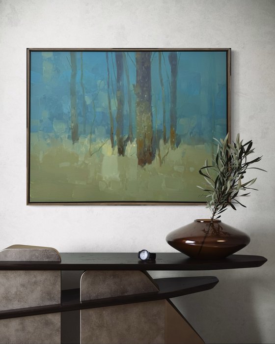 Trees in Turquoise