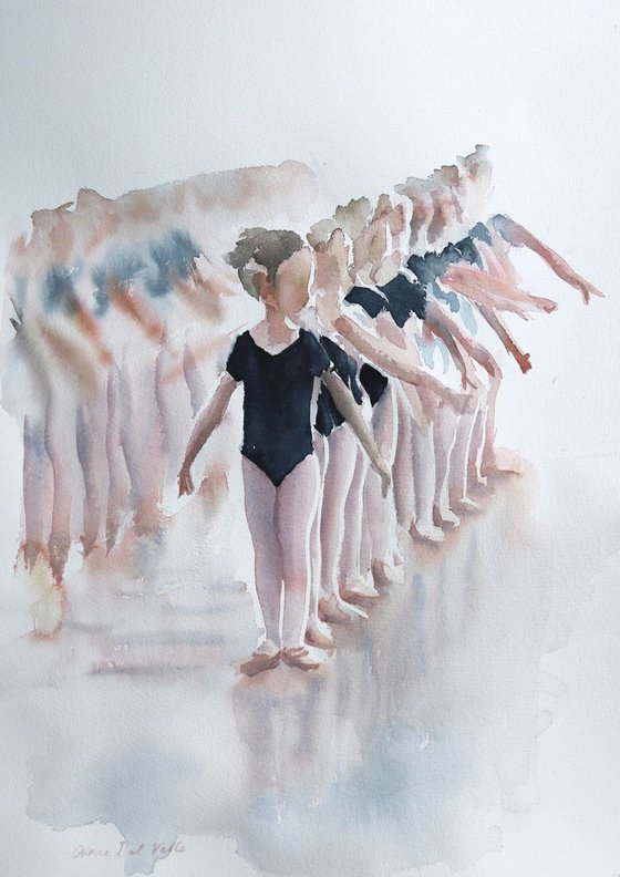Ballerina Painting “Barre work”