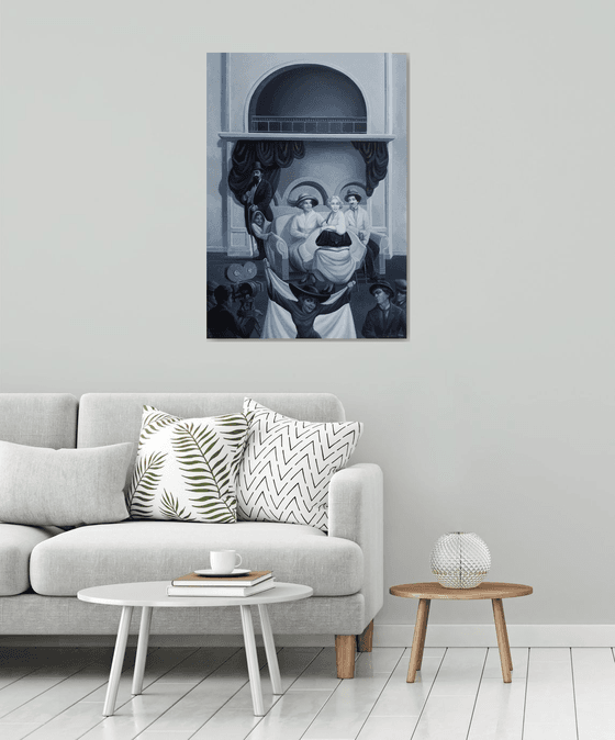 A Surreal Chaplin Portrait