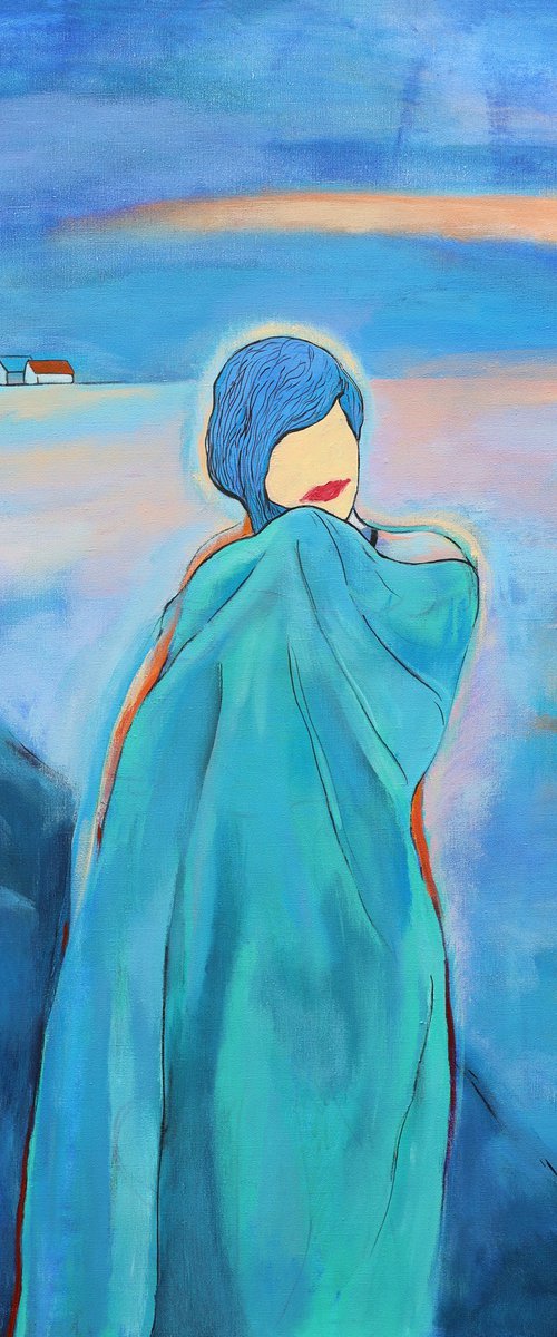 Spectral Girl. Ghost Town series by Artem Andreichuk