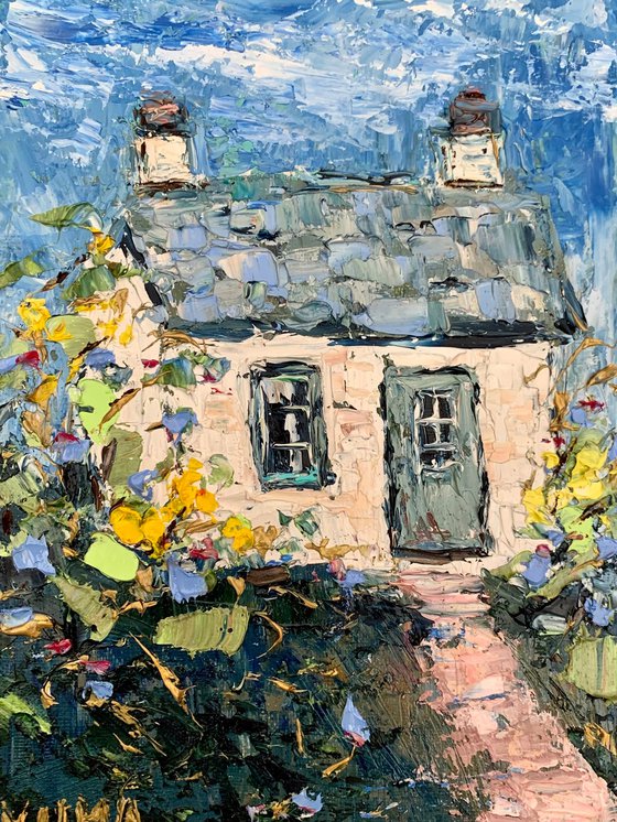 White Cottage in Scotland