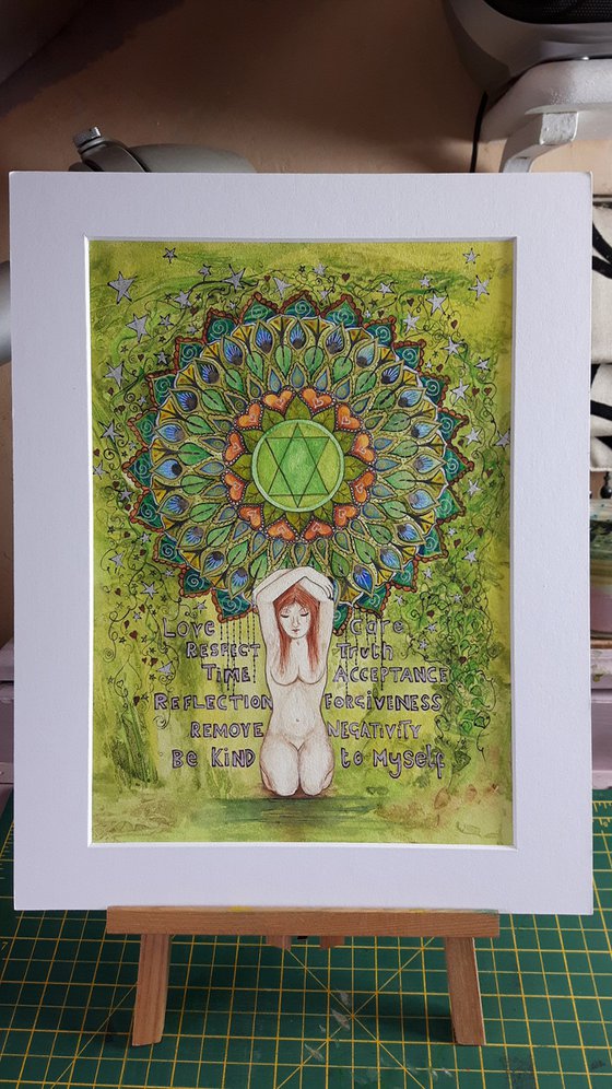 Heart Chakra Mandala