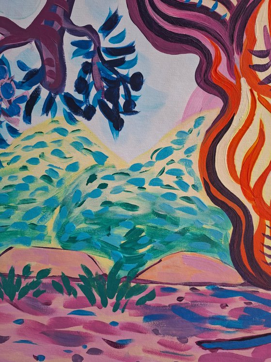 Between Worlds, an Olive Tree