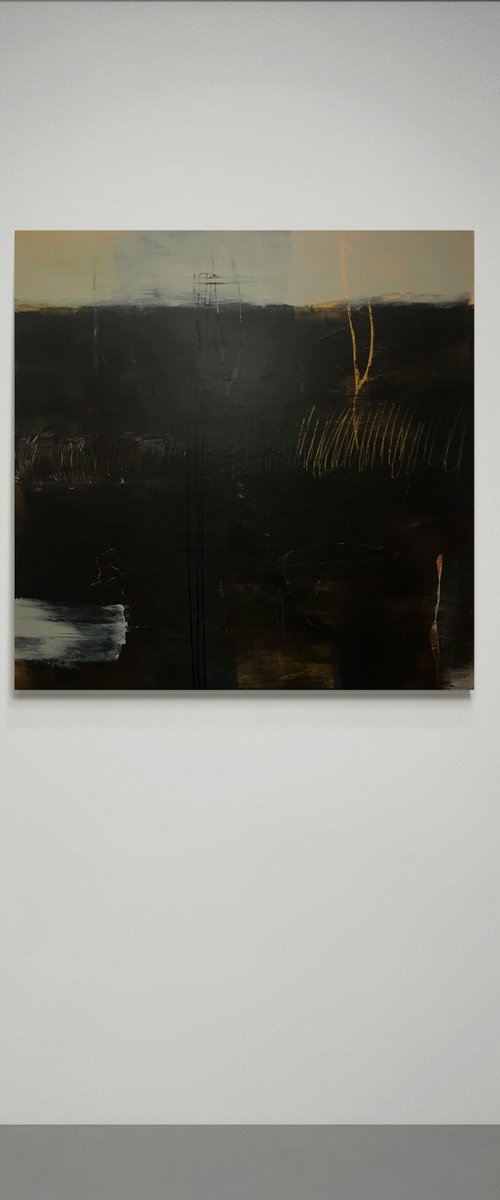 Seen In The Sky Minimalist Painting by Kris Haas