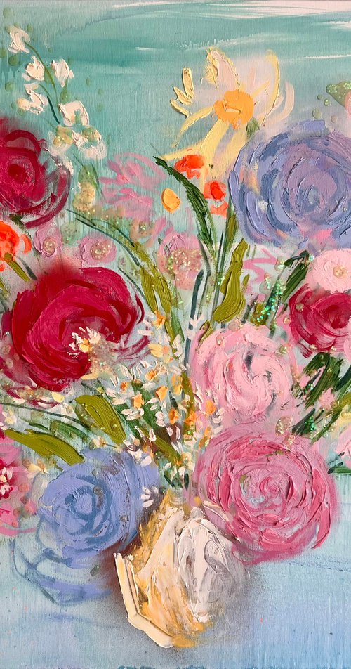 Morning Blossoms by Nataliia Karavan