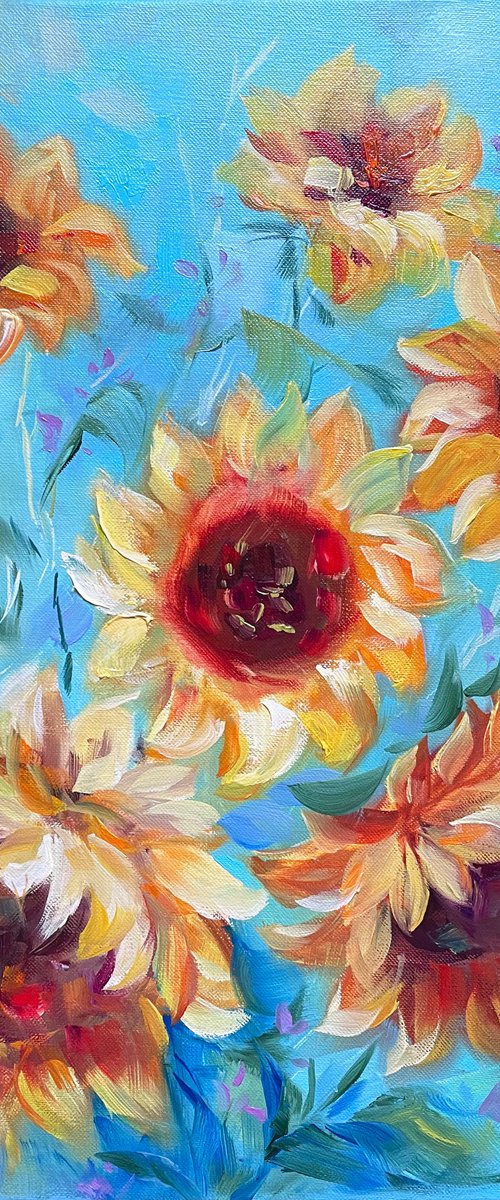 Sunflowers of Peace by Olena Hontar