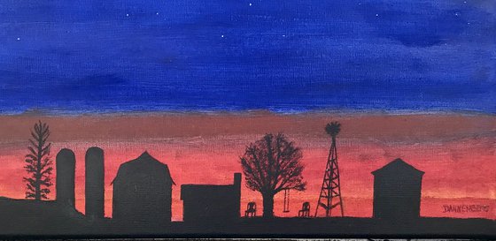 FARM #10 SILHOUETTES AND STARS