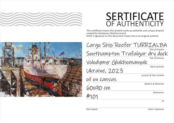 Cargo Ship Reefer "TURRIALBA"