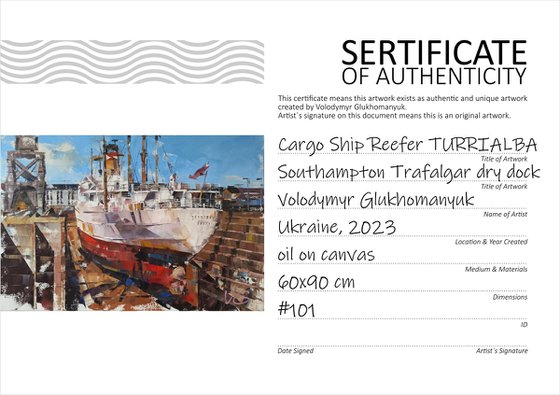 Cargo Ship Reefer TURRIALBA