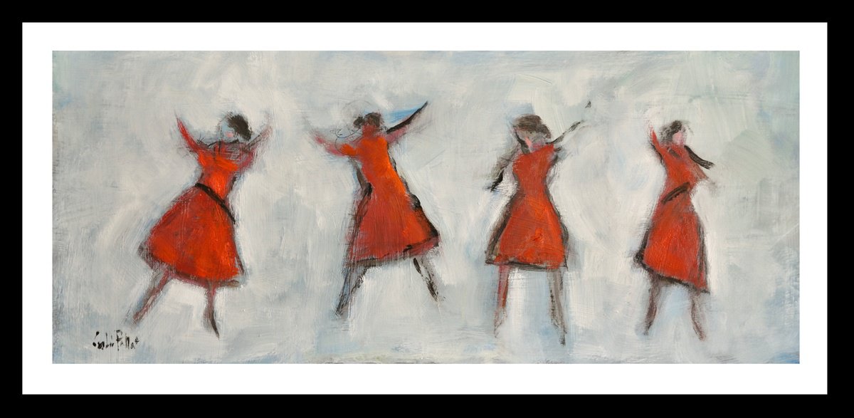 Impressionistic Portrait Oil Painting By Andre Pallat, 34 X 17, Kate Bush Day, Original Artwork