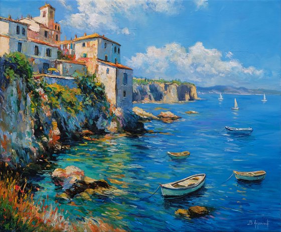 Mediterranean Coastal Village