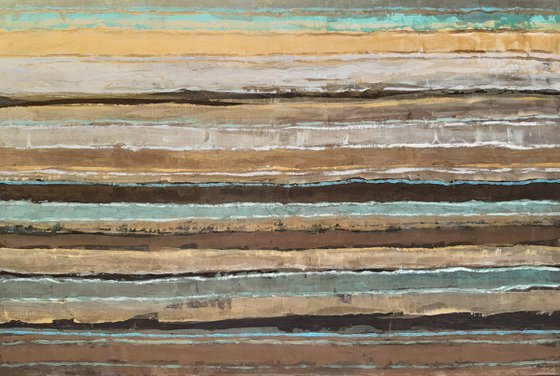 Golden Road  100x150cm
