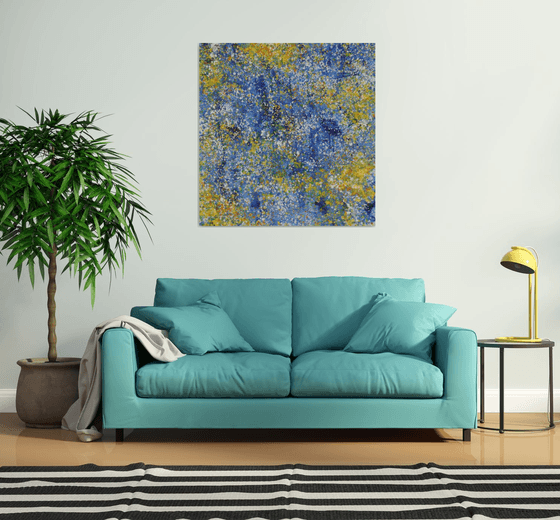 BLUE DAY 2 / 110x106cm
