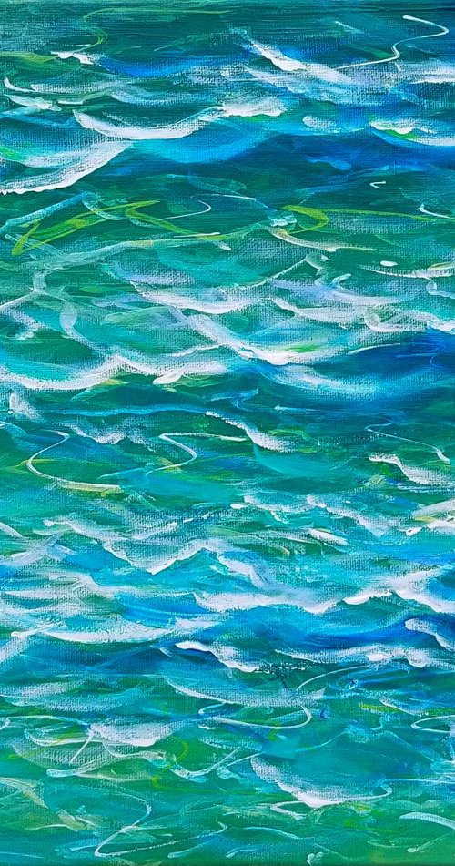 Ocean Waves Etude by Galina Victoria