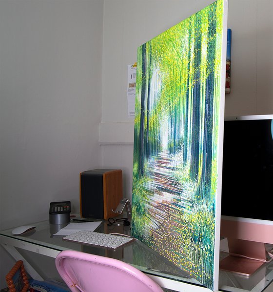 Summer Woodland Path