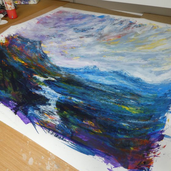 Scottish Autumn Highland Snow