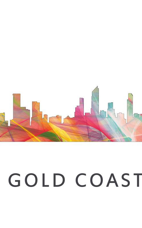Gold Coast Queensland Australia Skyline WB1 by Marlene Watson