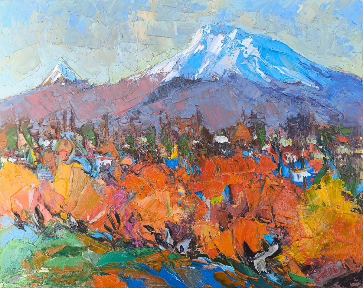Autumn Breath Of Ararat By Sergey Arustamyan, 12 X 9, Artwork For Sale On Artfinder
